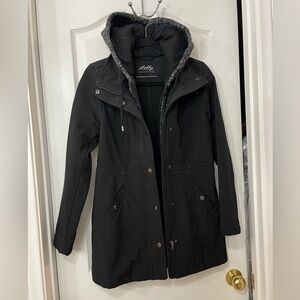 Stylish And Beautiful Women's Black Utility Jacket